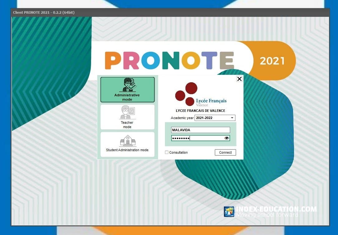 Pronote Lycée de l'arc à Orange  connexion à l'espace  SAV 35