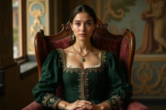 Portrait d'une femme Renaissance italienne élégante