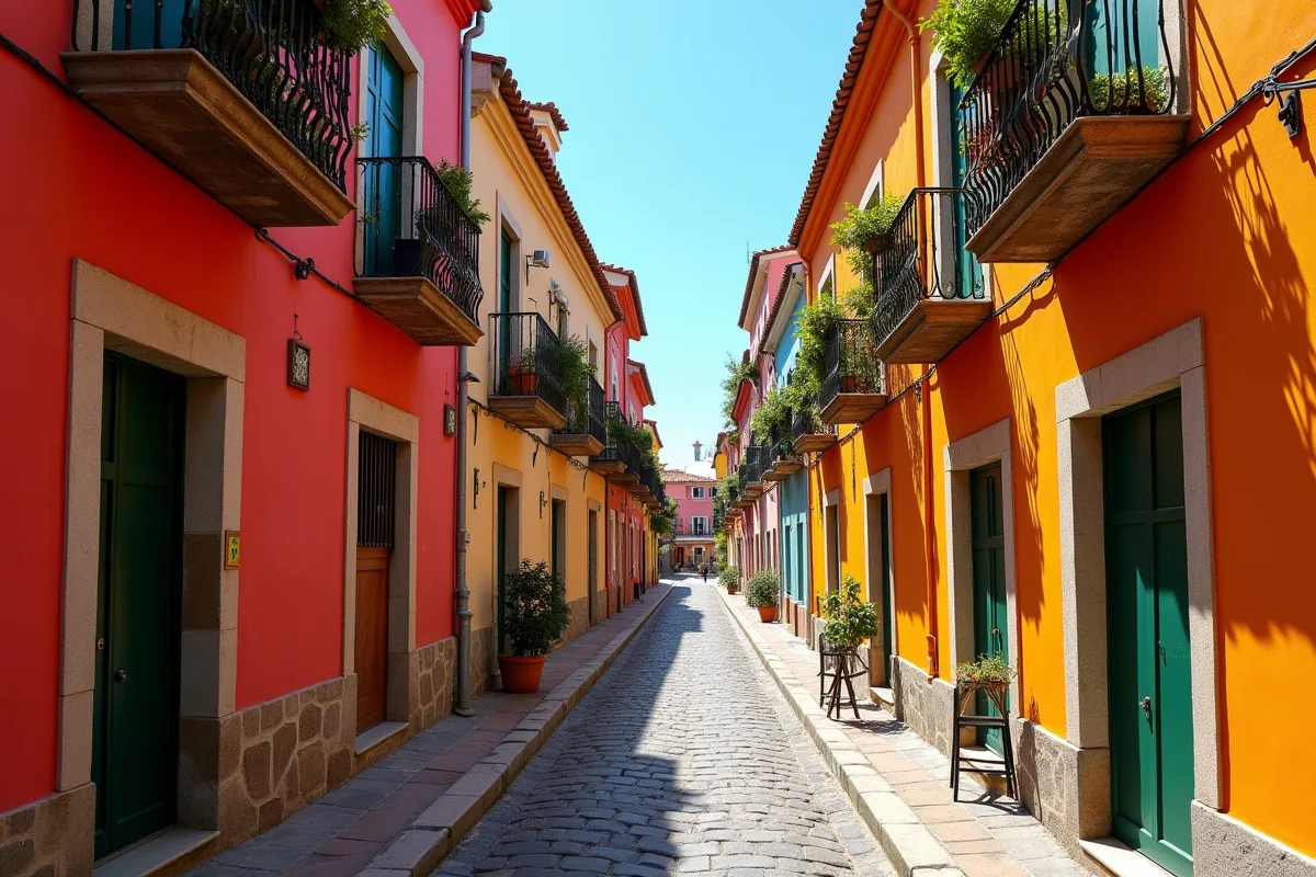 Ruelles pittoresques d'une ville espagnole méconnue