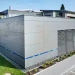 façade en métal